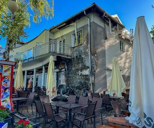 Pożar restauracji w Ostródzie. Sandacza jadł tu niedawno Karol Nawrocki