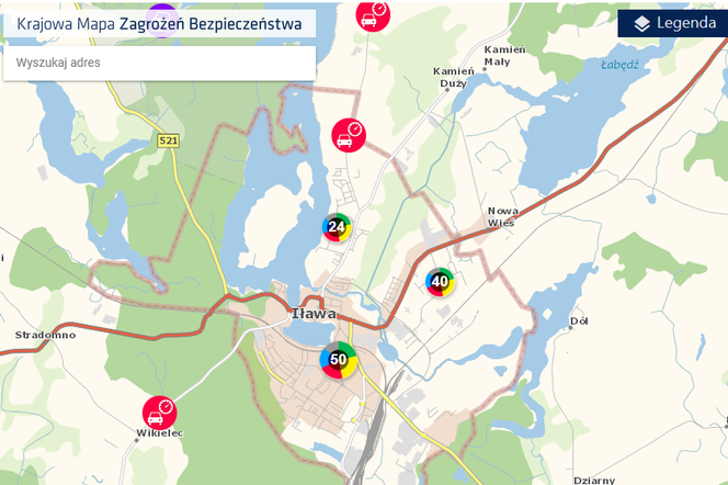 Iławianie chętnie korzystają z Krajowej Mapy Zagrożeń Bezpieczeństwa