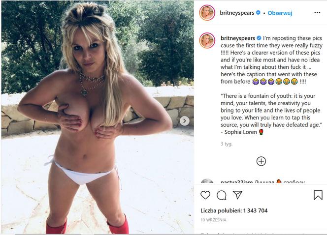 Tak zmieniały się piersi Britney Spears - galeria