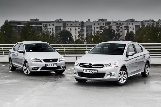 TEST porównawczy: Citroen C-Elysee 1.6 VTi More Life vs. Seat Toledo 1.6 TDI Style