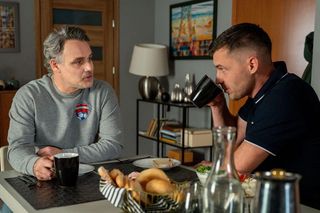 Barwy szczęścia odc. 3172. Karol Czubak (Jan Wieczorkowski), Darek Janicki (Andrzej Niemyt)