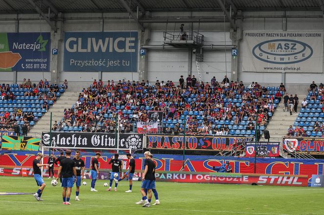 Kibice na meczu Piast Gliwice - Górnik Zabrze