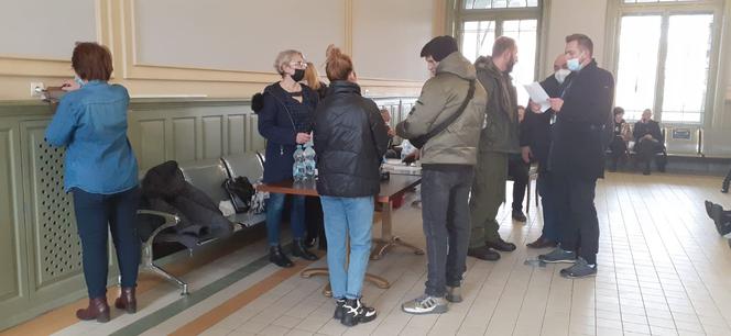 Punkt recepcyjny na Dworcu PKP w Przemyślu