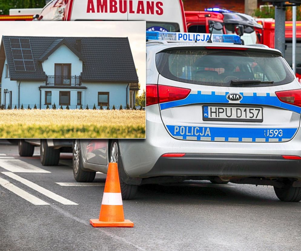 Ciało dwóch mężczyzn w domu pod Pajęcznem. To zbrodnia czy tlenek węgla? 