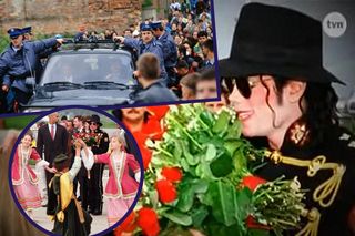 Gdy Michael Jackson odwiedził Polskę, ludzie wstrzymali oddech. Mucha wręczała kwiaty, Kwaśniewski zagadywał