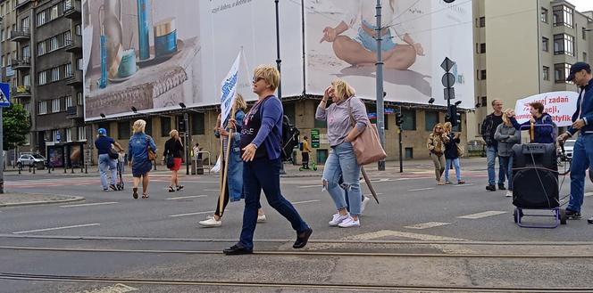 Strajk MOPS Łódź 8.07