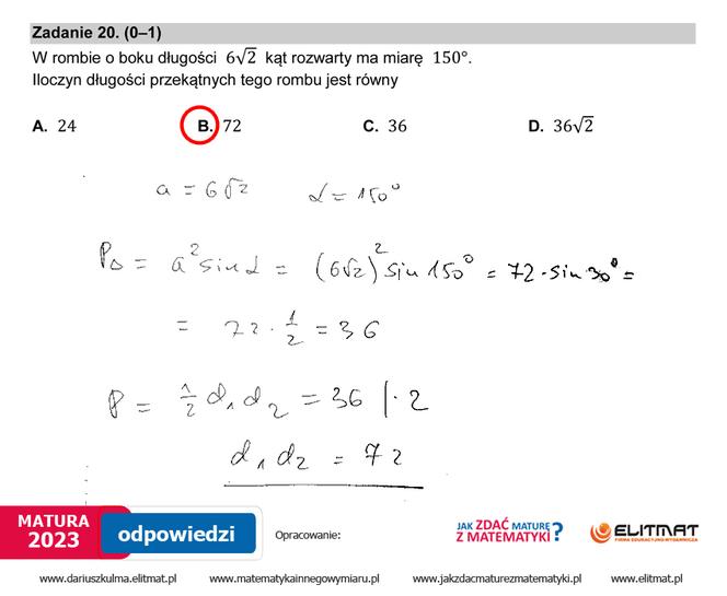 Matura 2023: matematyka. Arkusze CKE i odpowiedzi rozwiązane przez eksperta [Formuła 2015]	