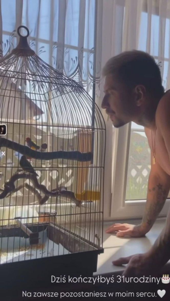 Jez z "Warsaw Shore" skończyłby 31 lat. Ukochana upamiętniła go w wyjątkowy sposób. Te filmiki chwytają za serce