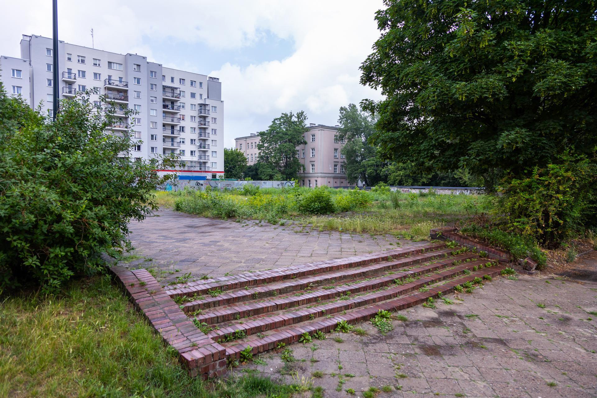 Miejsce po dawnym klubie Fugazi przy ul. Leszno 17 na Woli