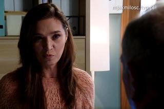 M jak miłość. Argasiński (Karol strasburger), Laura (Klaudia Kulinicz)