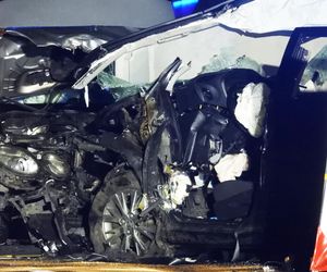 Tragedia na drodze. Jedna osoba nie żyje, pięć rannych. W akcji śmigłowiec LPR