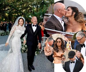 Tak wyglądał najdroższy ślub świata! 7-gwiazdkowy hotel, gwiazdy Hollywood i... protesty. Tak balują Jeff Bezos i Lauren Sánchez