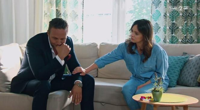 Barwy szczęścia odc. 1920. Natalia (Maria Dejmek), Sebastian (Kacper Krupski)