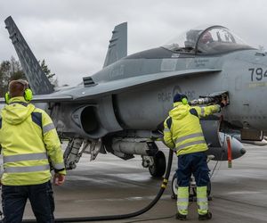 Kanadyjskie CF-18 i CC-130 w Krajach Bałtyckich