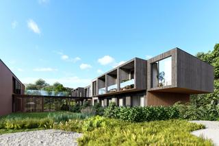 Wizualizacja Akademii Przyrody w Hajnówce