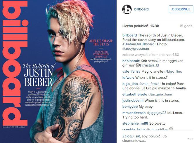 Justin Bieber Billboard Magazine