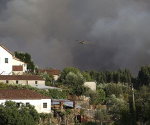 Groza w Portugalii! Tornado ognia i trąba z pyłów