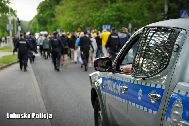 Lubuska policja zabezpieczała derby w Zielonej Górze