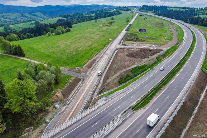 Tak wygląda DK 47 Rdzawka  - Nowy Targ, oddana kierowcom w ubiegłym roku 