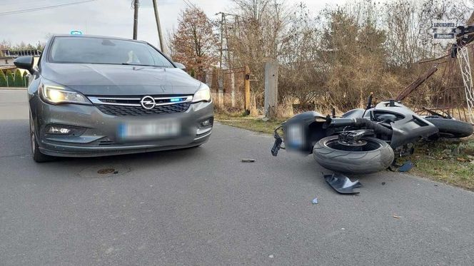 24-letni motocyklista uciekał przed śląską policją. To był początek jego problemów 