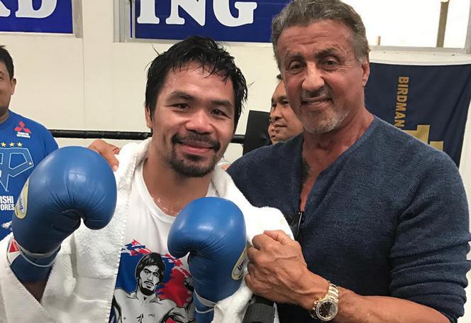 Manny Pacquiao, Sylvester Stallone