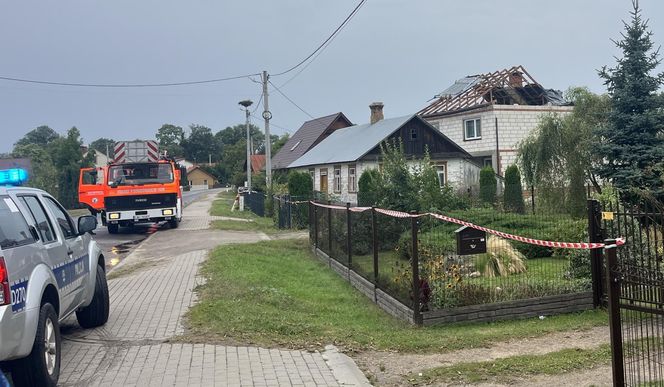 Dom we wsi Wyryki zniszczony przez burzę, a nie drona? Bzdura!