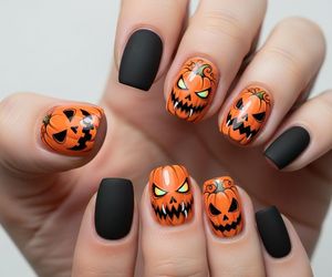 paznokcie na halloween