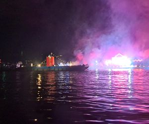 Małopolskie Królewskie Widowisko na Wiśle w ramach 24. Parady Smoków