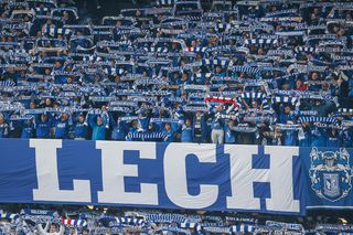 Lech Poznań - Motor Lublin. Kibice na meczu PKO BP Ekstraklasy