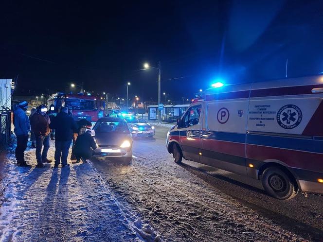 Wypadek na ulicy Targowej w Starachowicach