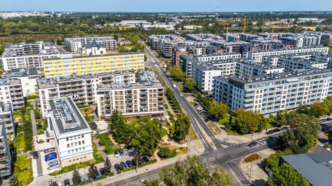 Nowe osiedla na pograniczu Kamionka i Grochowa w Warszawie