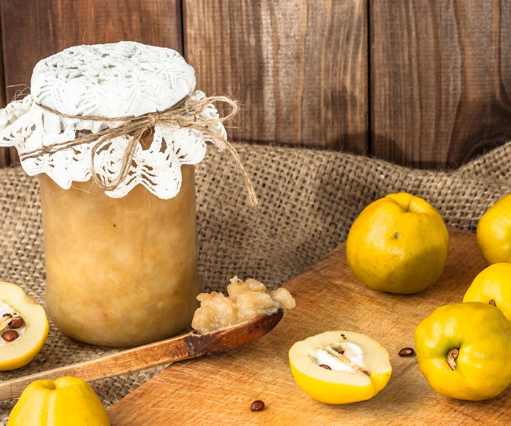 Dżem z pigwy z orzechami włoskimi i wanilią