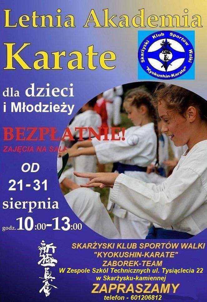 Letnia Akademia Karate w Skarżysku-Kamiennej. Będą treningi oraz wycieczki (2)