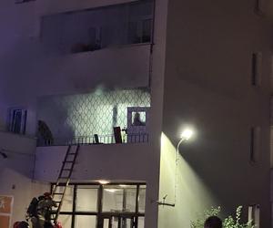 Spalone zwłoki mężczyzny na balkonie. Tragiczny pożar na Bródnie