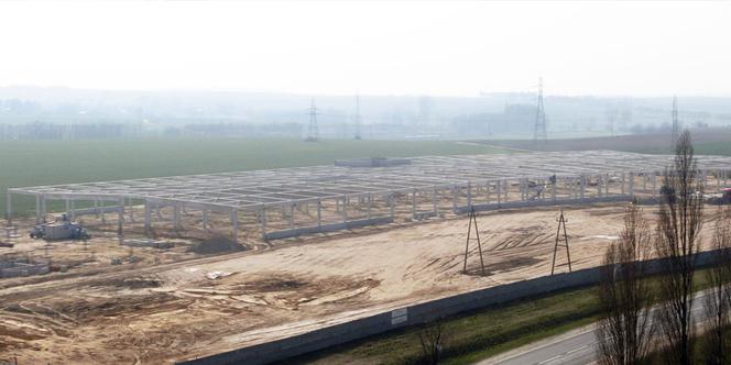 Tak wyglądał teren budowy parku handlowego Glogovia 25 marca 2015
