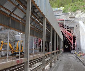 Tunel w Trzcińsku na  linii Wrocław – Jelenia Góra 