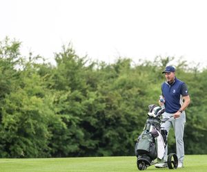 Jerzy Dudek na polu golfowym