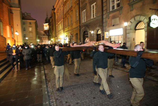 Męska Droga Krzyżowa w Warszawie