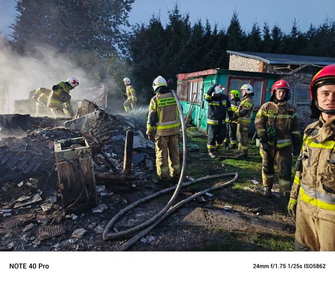 Tragedia pod Tomaszowem Mazowieckim! Kobieta zginęła w pożarze domu