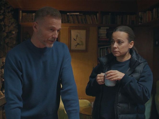 M jak miłość, odcinek 1849: Magda (Anna Mucha), Andrzej (Krystian Wieczorek)