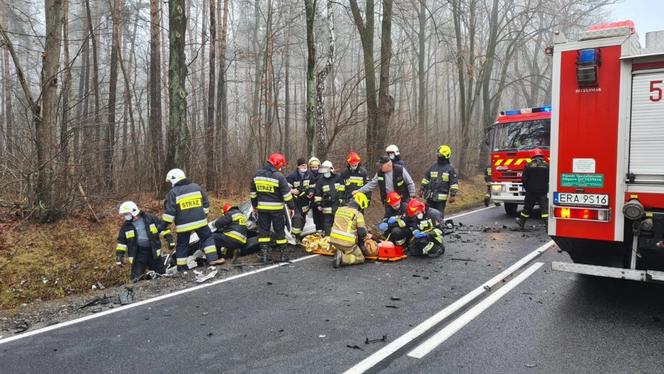 Koszmarna "czołówka"! Wszystko przez prękość i warunki na drodze.