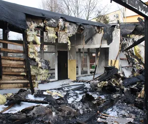 Nowe fakty w sprawie podpalenia dworca PKS w Olkuszu. Policja zatrzymała podejrzanego 