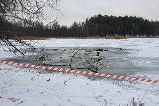 Konie utonęły w jeziorze. Pod zwierzętami załamał się lód