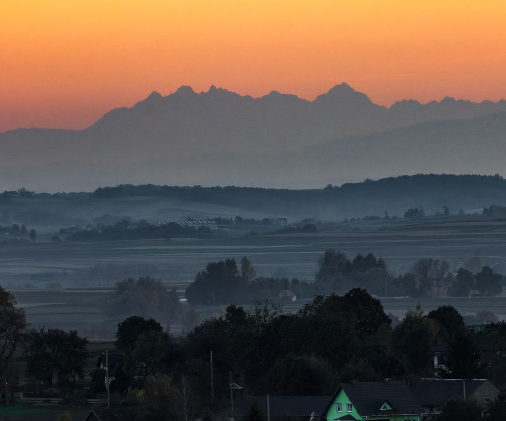 Tatry widziane w Świętokrzyskiem