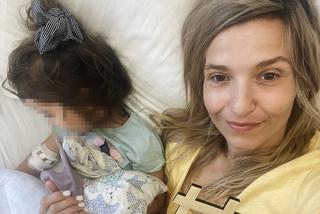 Joanna Koroniewska trafiła z córeczką do szpitala