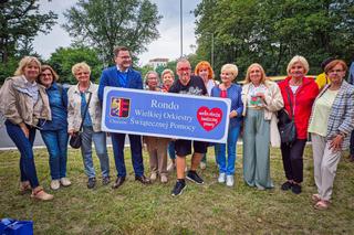 Jurek Owsiak przyjechał do Chorzowa. Oficjalnie otwarto rondo im. Fundacji WOŚP