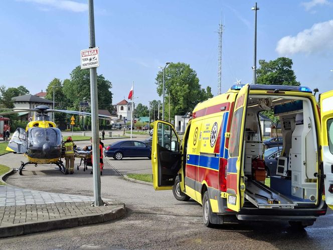 Wypadek nastolatka na hulajnodze w Mircu
