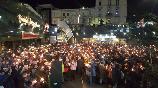 Sosnowiec pożegnał prezydenta Gdańska Pawła Adamowicza