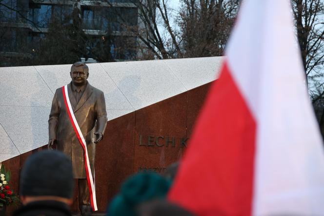 Odsłonięcie pomnika Lecha Kaczyńskiego przy Placu Teatralnym w Lublinie