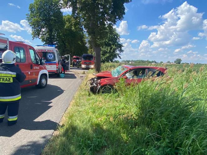 Otarł się o drzewo, a następnie wjechał w rowerzystę! Śmierć pod Obornikami